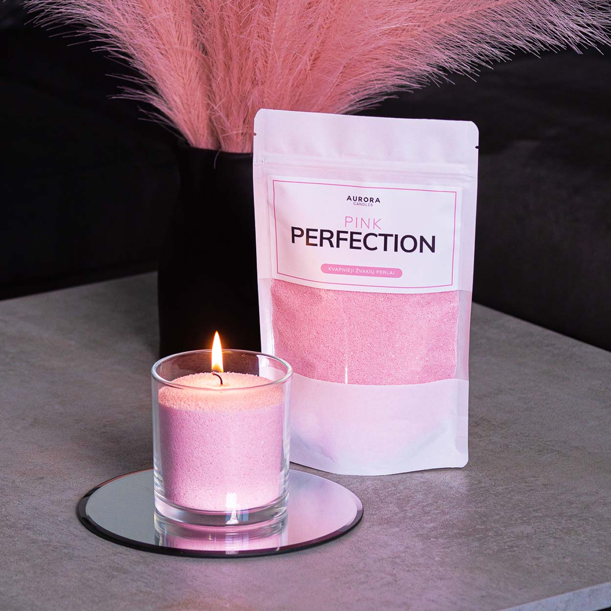 PINK PERFECTION žvakių perlai